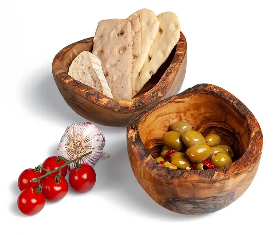 Miska s nepravidelným okrajem s kůrou 10cm - Obrázek 5