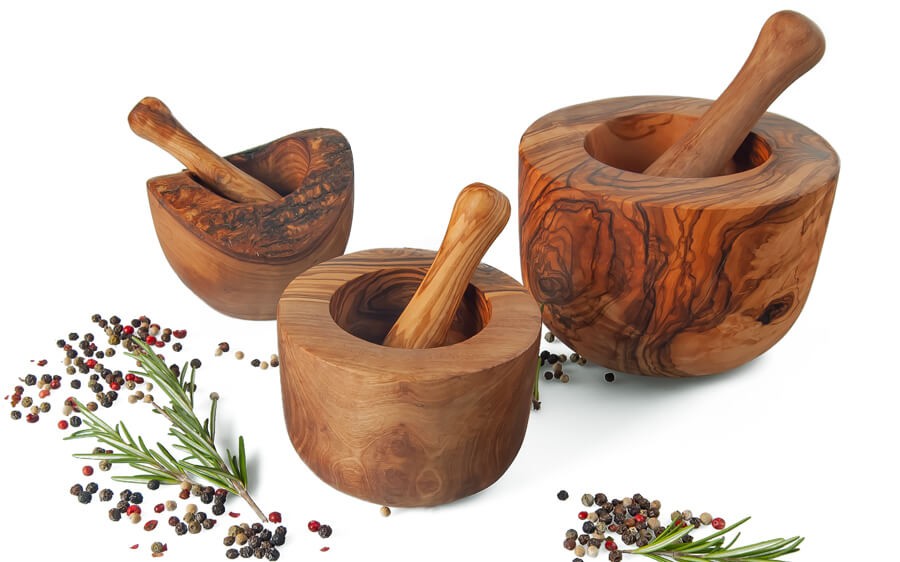 Hmoždíř s hladkým rovným okrajem bez kůry 14cm - Obrázek 4