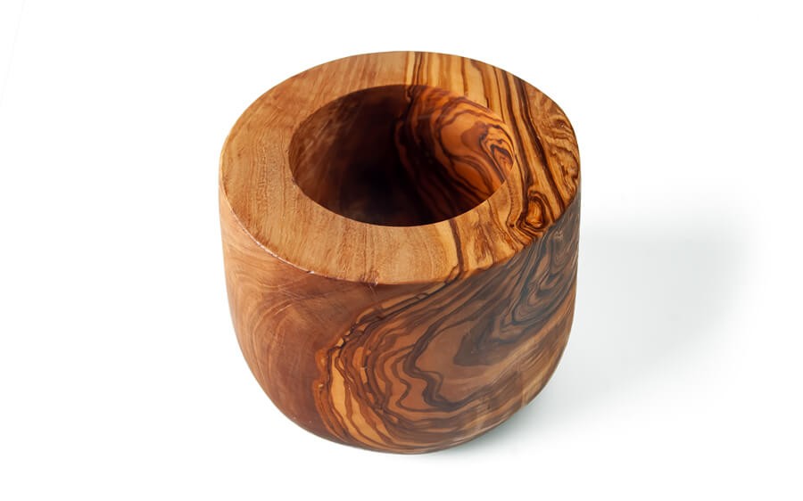 Hmoždíř s hladkým rovným okrajem bez kůry 10cm - Obrázek 5