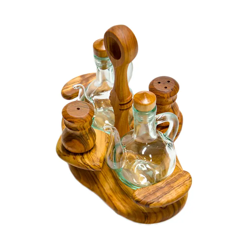 Set na olej, ocet, sůl a pepř 19 x 21 x 17cm - Obrázek 2