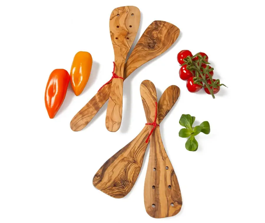 Set 2ks obraceček z olivového dřeva 25cm - Obrázek 5