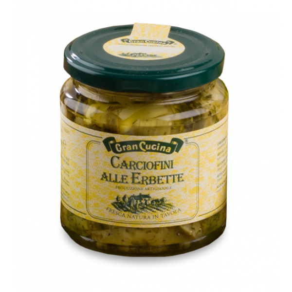Artyčoky se směsí bylin v olivovém oleji 280g