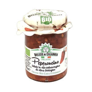 Kalábrijské chilli papričky krájené  135g BIO