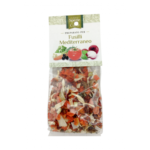 Sušená směs na těstoviny - Fusilli alla Mediterranea 50g