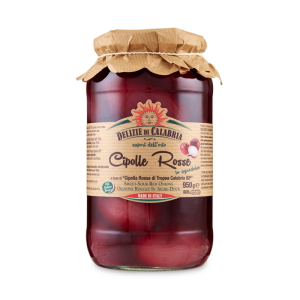 Červená cibule Tropea ve sladkokyselém nálevu  950g