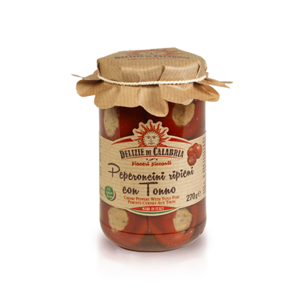 Chilli papričky plněné tuňákem 270g