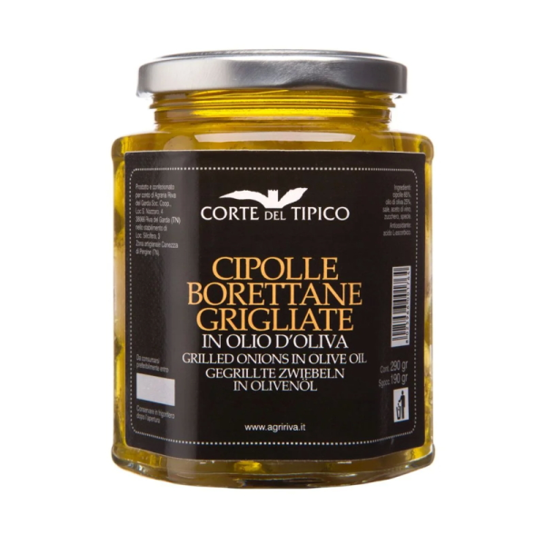 Grilované cibulky borettane v olivovém oleji 290g