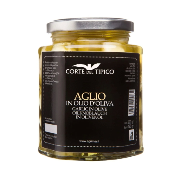 Česnek v olivovém oleji 290g