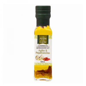 Ochucený extrapanenský olivový olej s česnekem a chilli 100ml