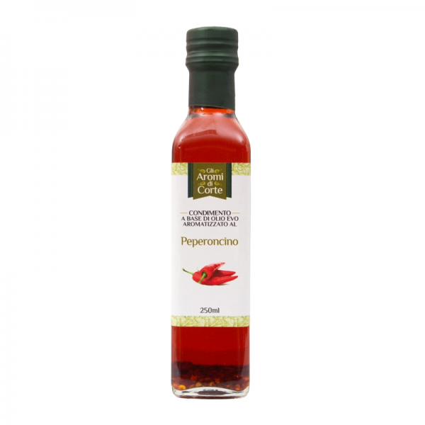 Ochucený extrapanenský olivový olej s chilli papričkami 250ml