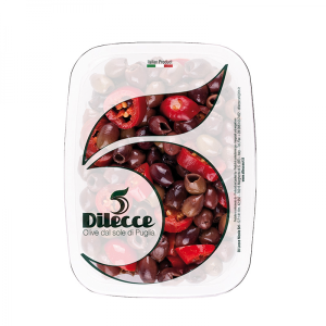 Olivy černé pikantní bez pecky 300g
