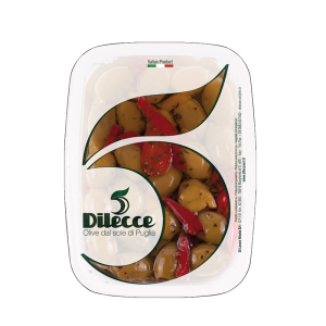 Olivy zelené pikantní rozmáčknuté v nálevu 400g