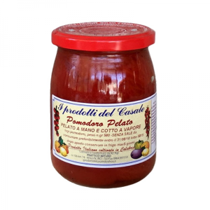 Rajčata dušená loupaná 580g