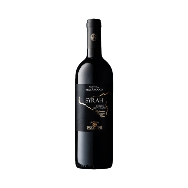 Víno červené Syrah Conte di Matarocco 075l