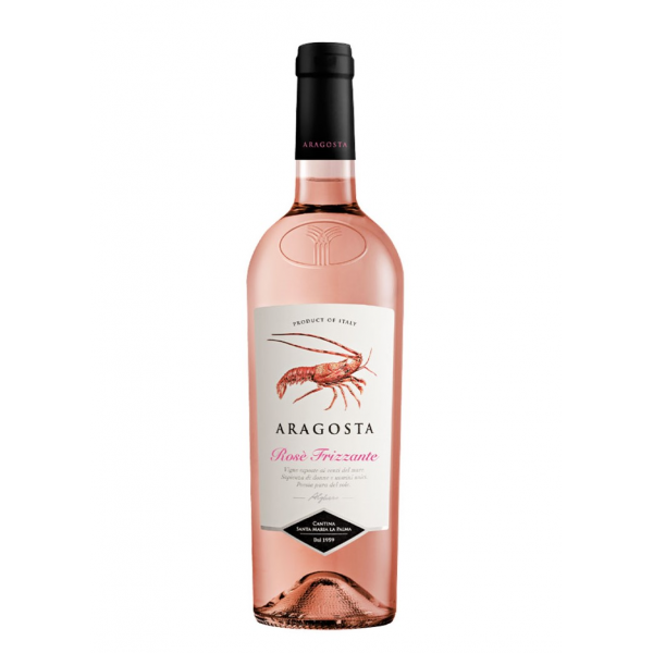 Víno růžové Aragosta frizzante 0,75l