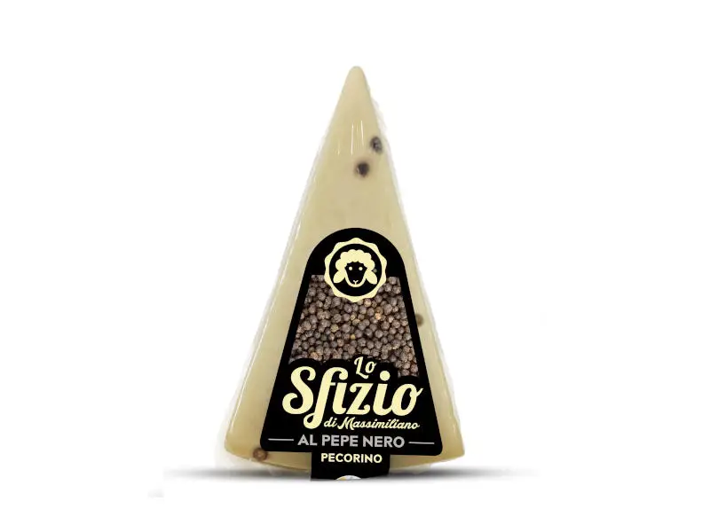 Ovčí sýr Pecorino s černým pepřem 70g