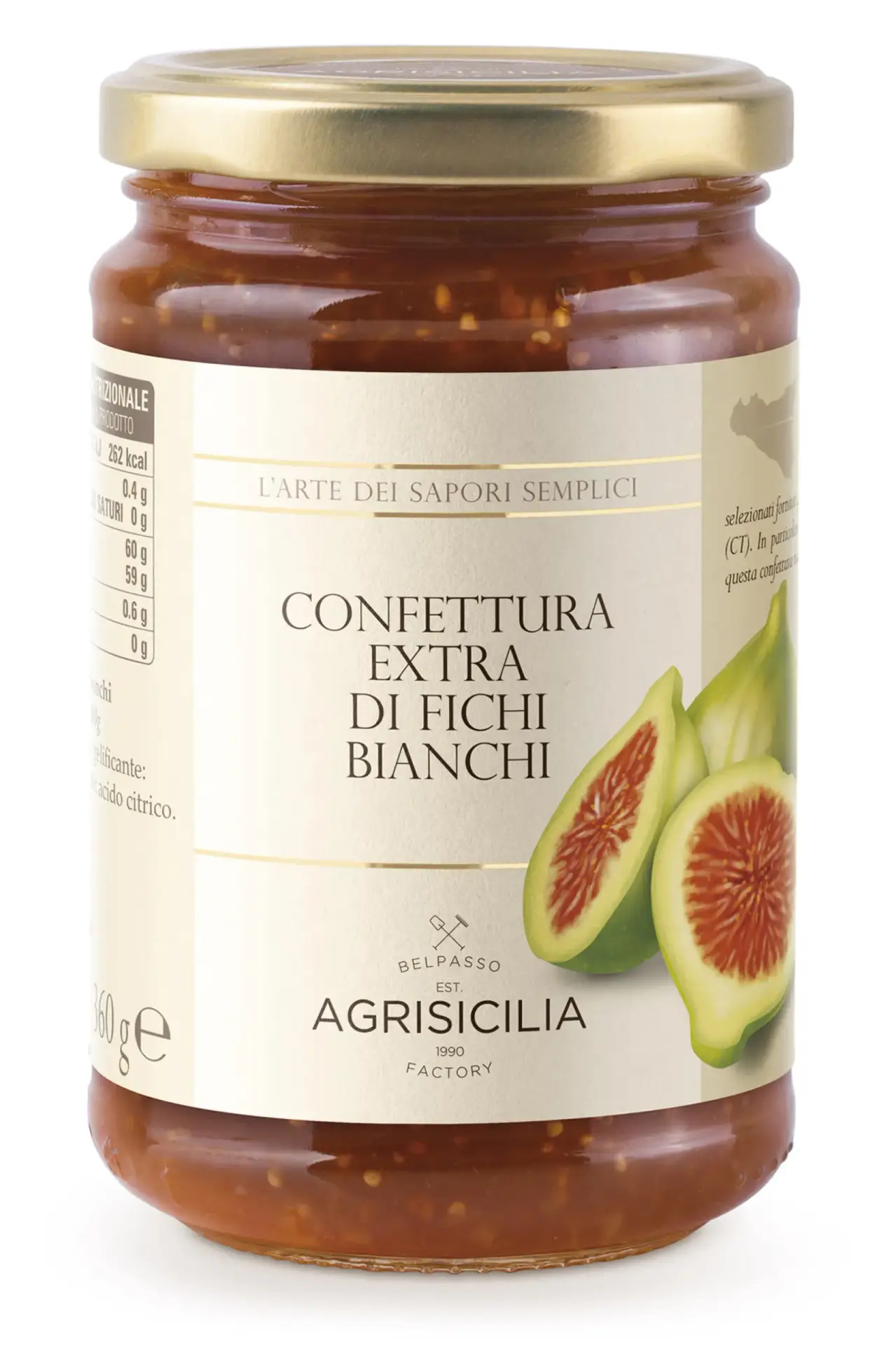 Agrisicilia džem z bílých fíků I.G.P. 360g