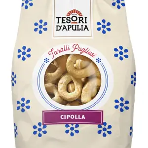 Tesori d'Apulia - Taralli cibule 400 g