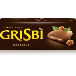 GRISBI Sušenky liskoořiškovým krémem a kakaem 135g