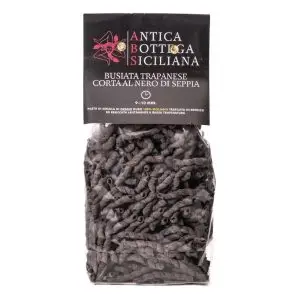 Krátke těstoviny s černou sépiou- Busiata Trapanese 500g